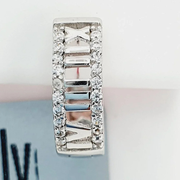 "925 Sterling Silver Cubic Zirconia Earrings, U19254663 - Picture 7 of 11